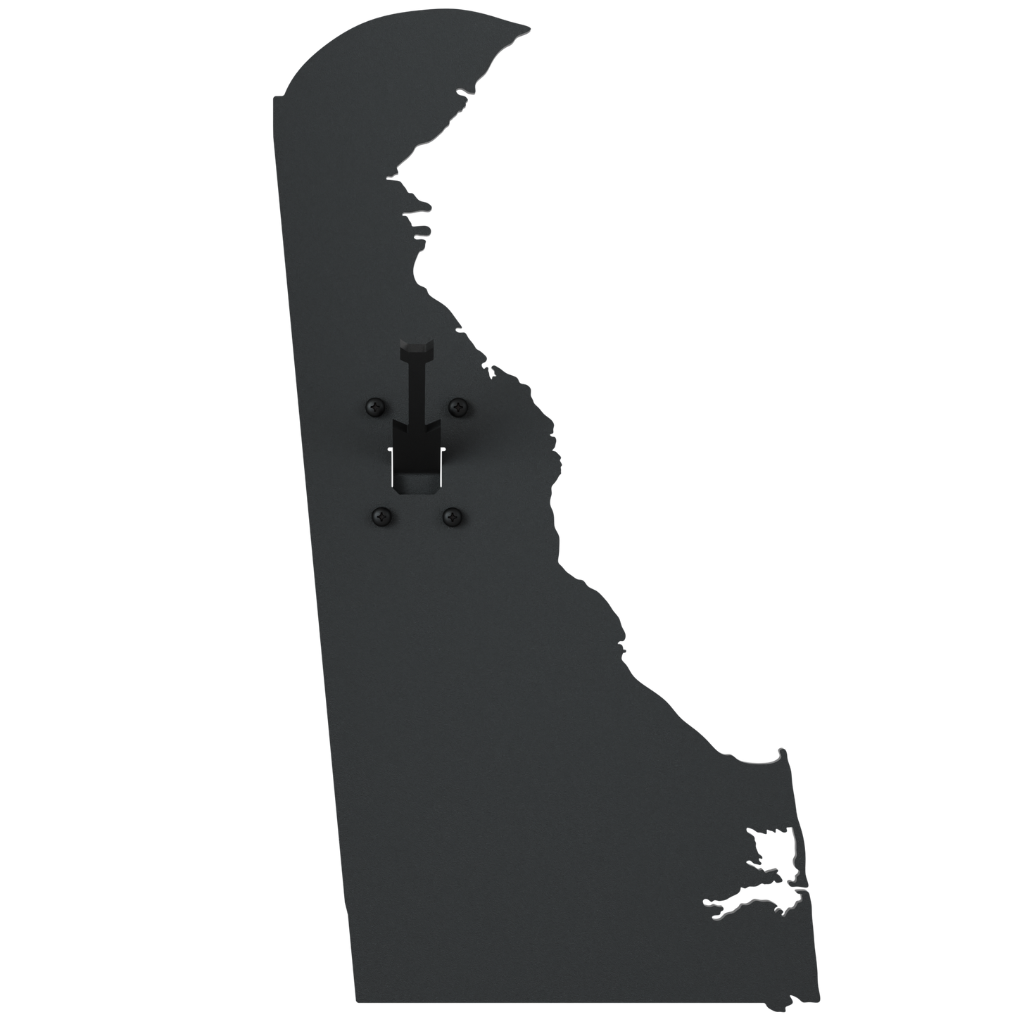 Delaware Solid State Outline European Mount Plaque (Medium Game)