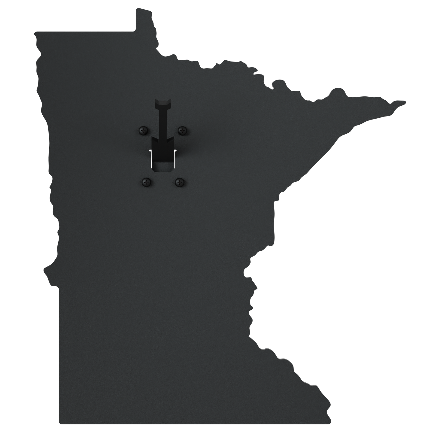 Minnesota Solid State Outline European Mount Plaque (Medium Game)