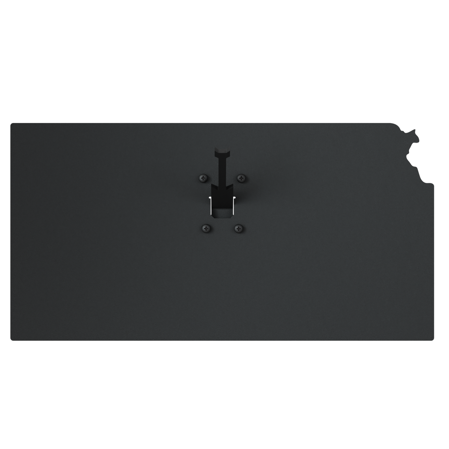 Kansas Solid State Outline European Mount Plaque (Medium Game)