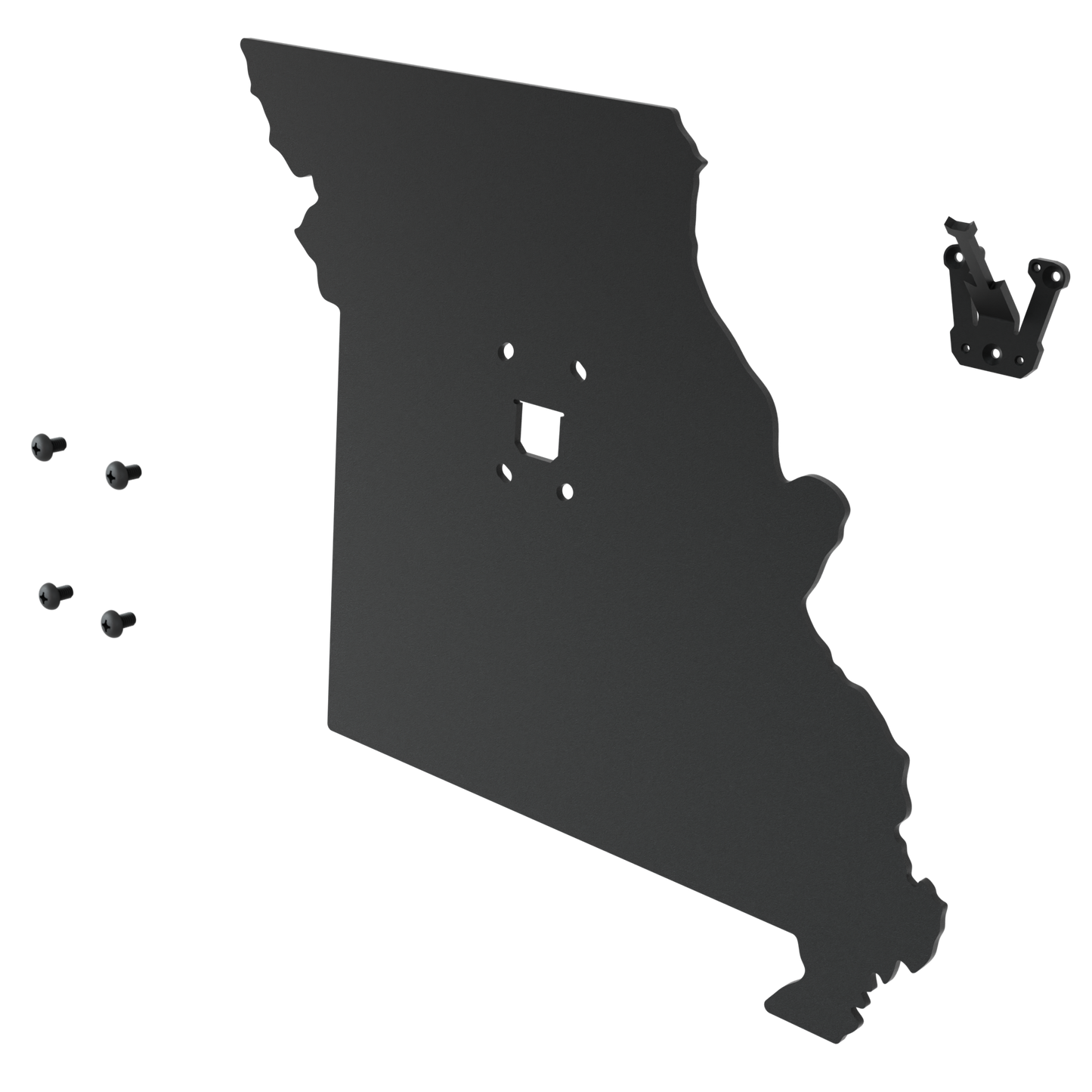 Missouri Solid State Outline European Mount Plaque (Medium Game)