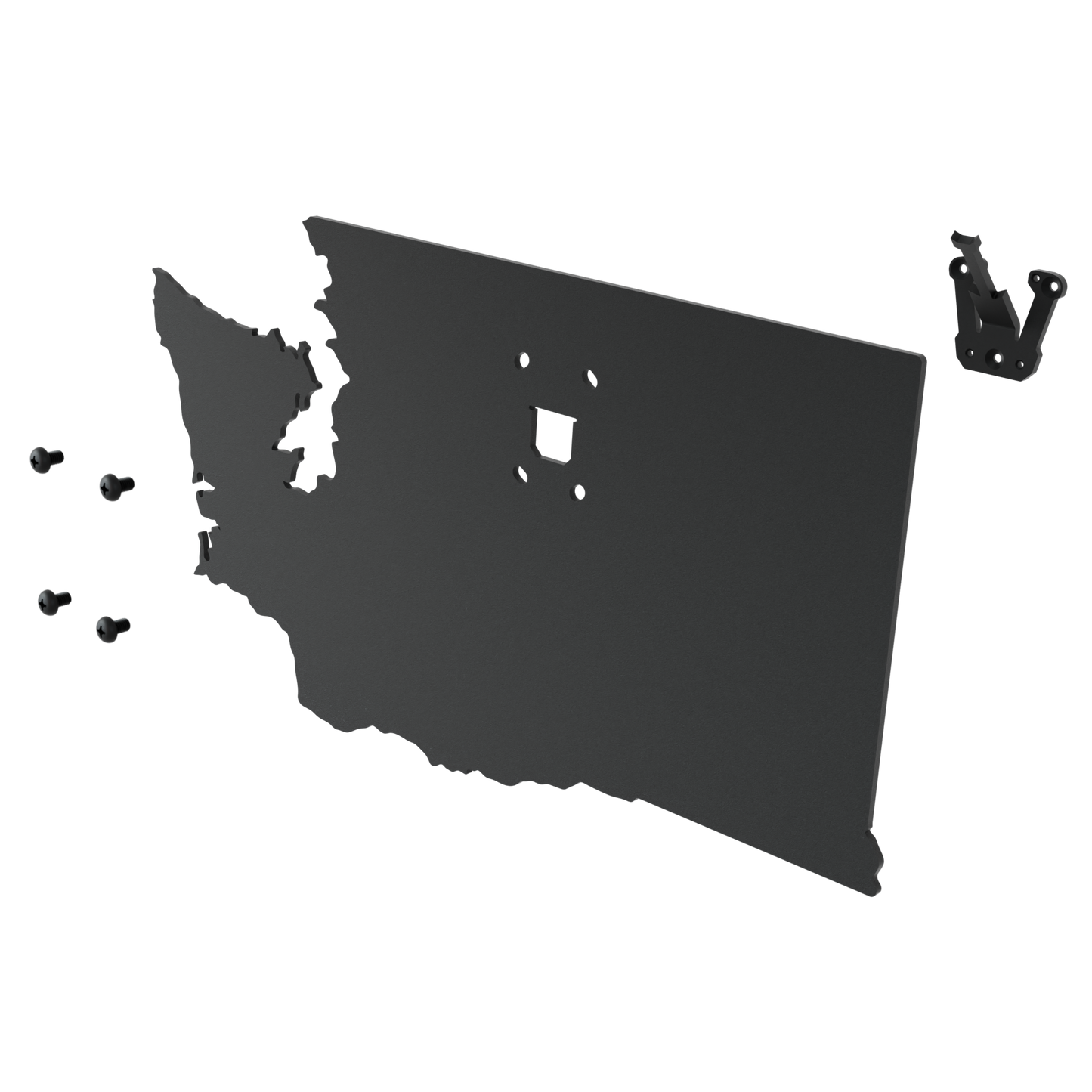 Washington Solid State Outline European Mount Plaque (Medium Game)