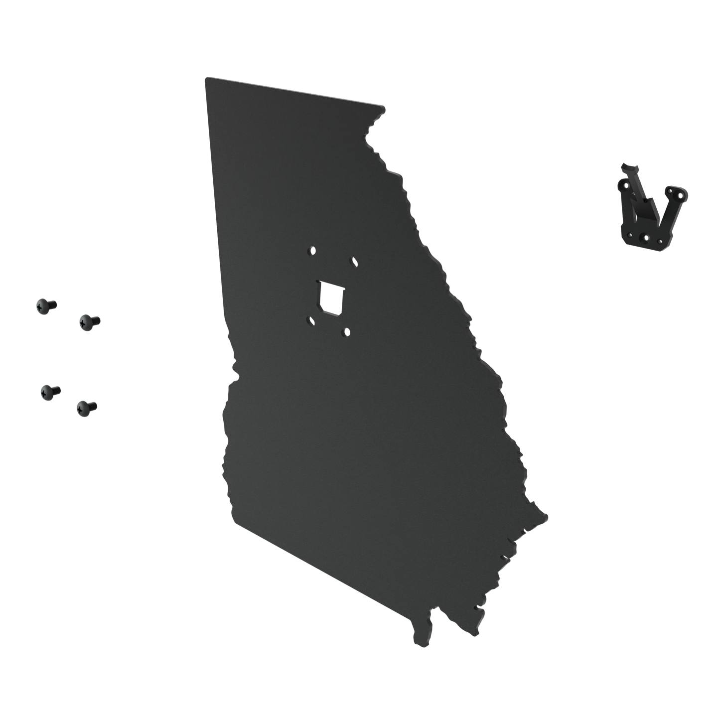 Georgia Solid State Outline European Mount Plaque (Medium Game)
