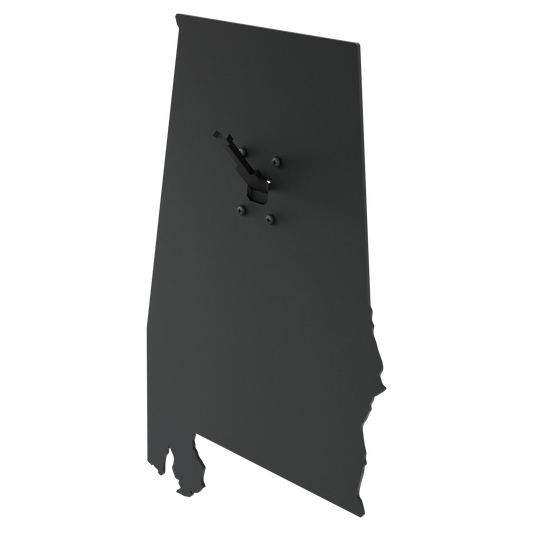Alabama Solid State Outline European Mount Plaque (Medium Game)