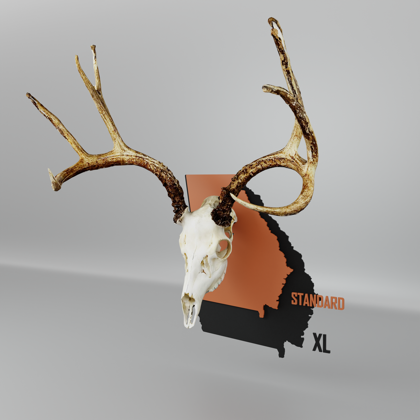 Georgia Solid State Outline European Mount Plaque (Medium Game)