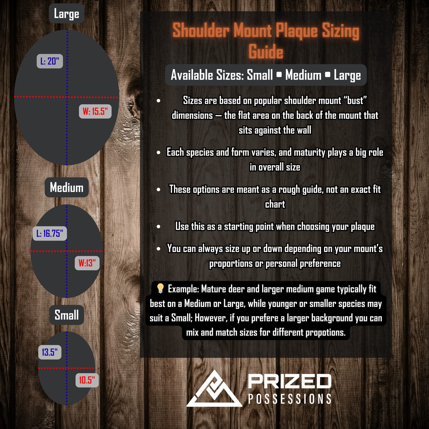 Shoulder Mount Plaques