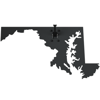 Maryland Solid State Outline European Mount Plaque (Medium Game)