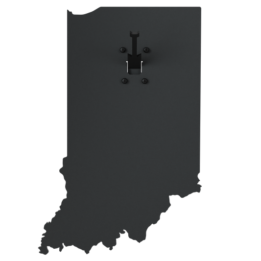 Indiana Solid State Outline European Mount Plaque (Medium Game)