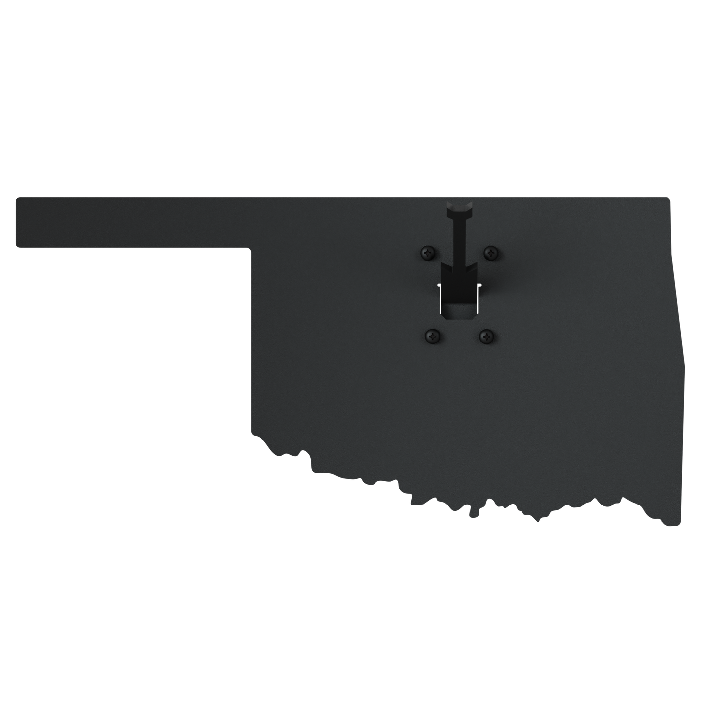 Oklahoma Solid State Outline European Mount Plaque (Medium Game)