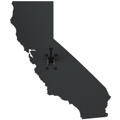 California Solid State Outline European Mount Plaque (Medium Game)