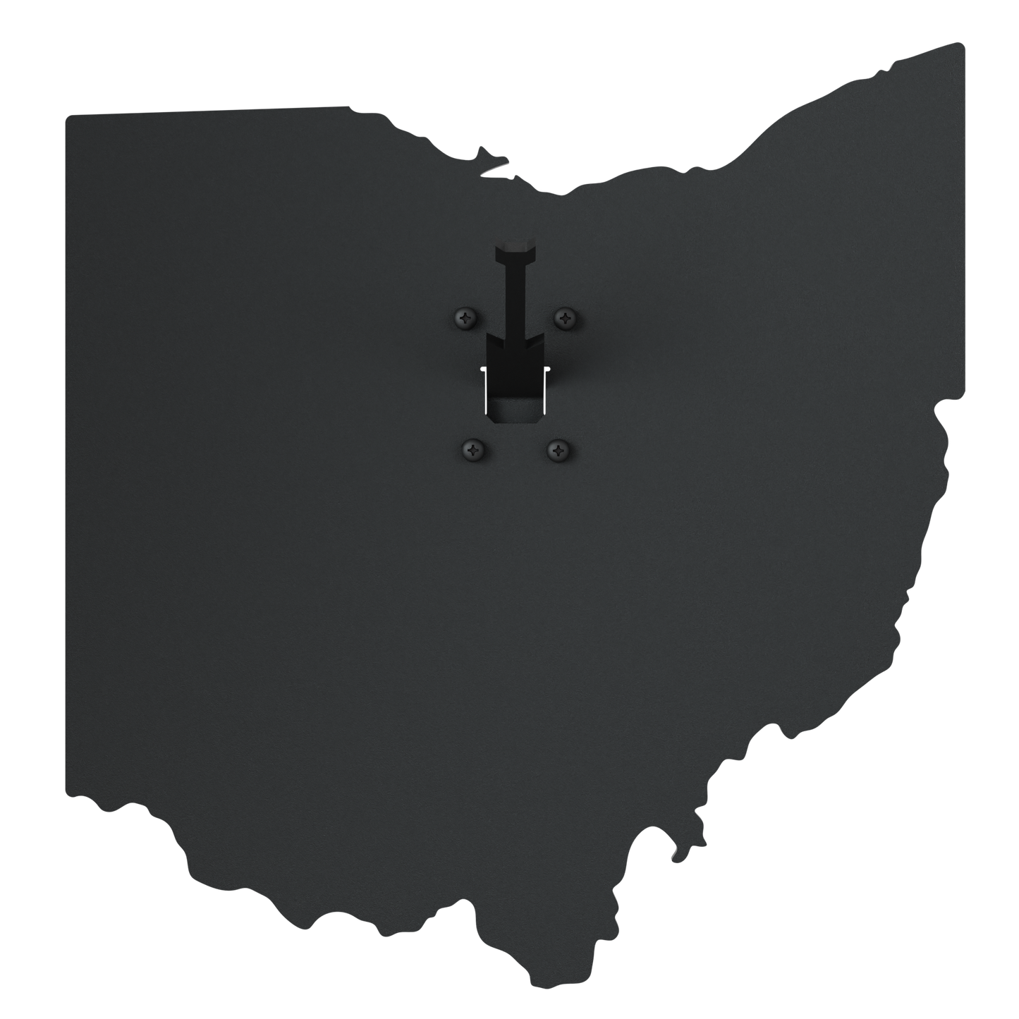 Ohio Solid State Outline European Mount Plaque (Medium Game)