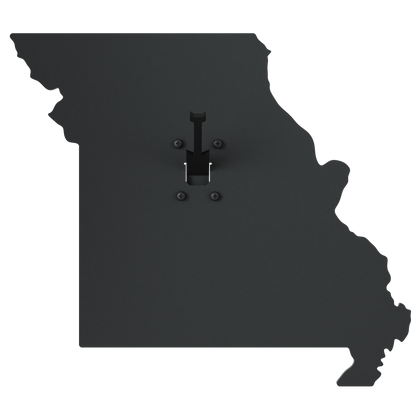 Missouri Solid State Outline European Mount Plaque (Medium Game)