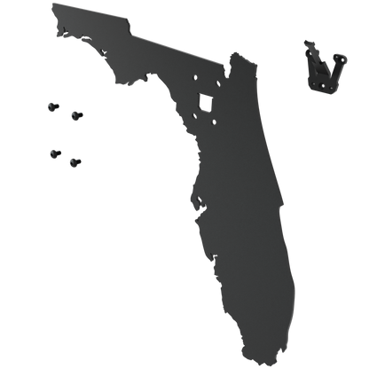 Florida Solid State Outline European Mount Plaque (Medium Game)