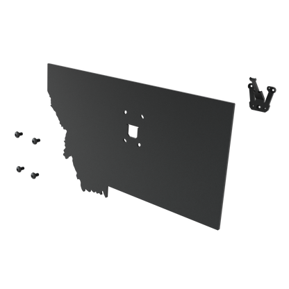 Montana Solid State Outline European Mount Plaque (Medium Game)