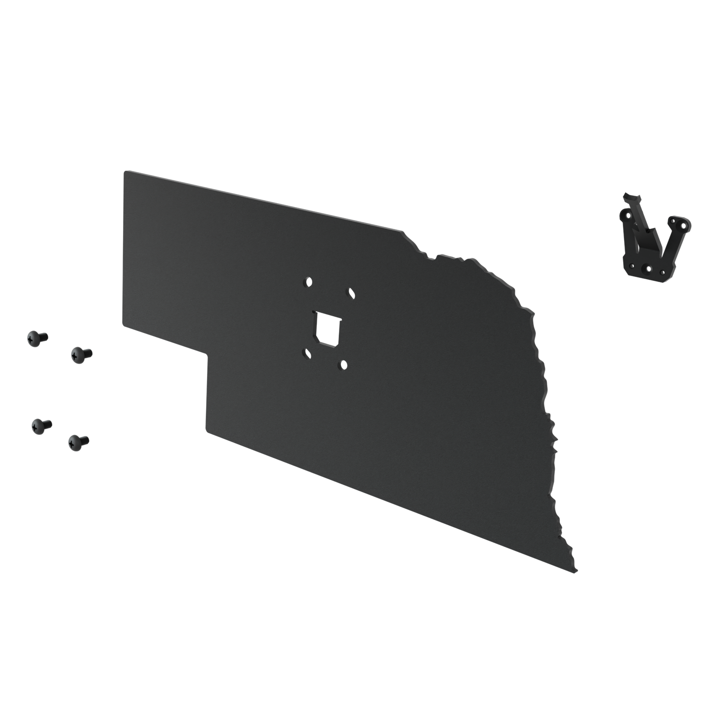 Nebraska Solid State Outline European Mount Plaque (Medium Game)