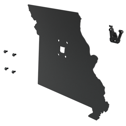 Missouri Solid State Outline European Mount Plaque (Medium Game)