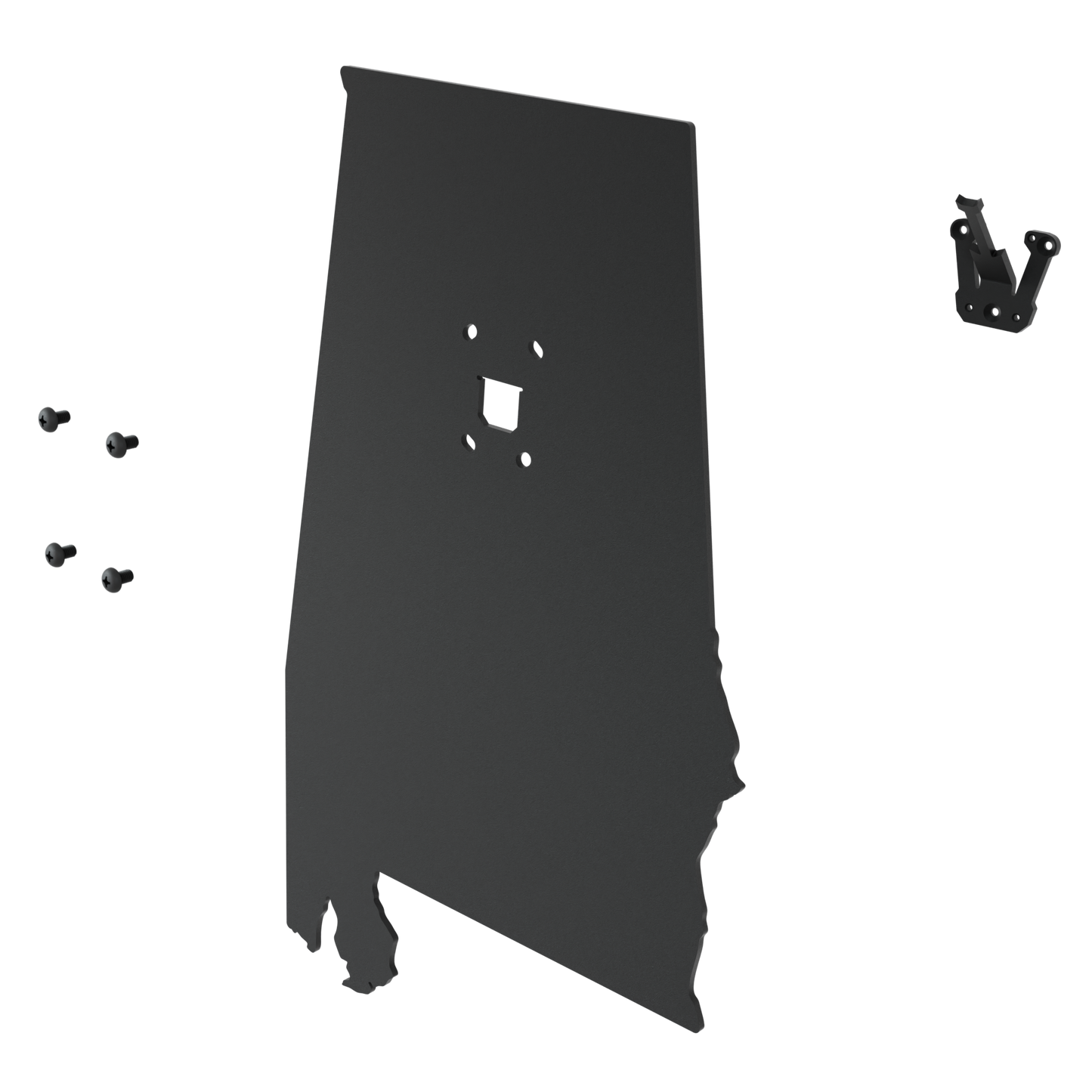 Alabama Solid State Outline European Mount Plaque (Medium Game)