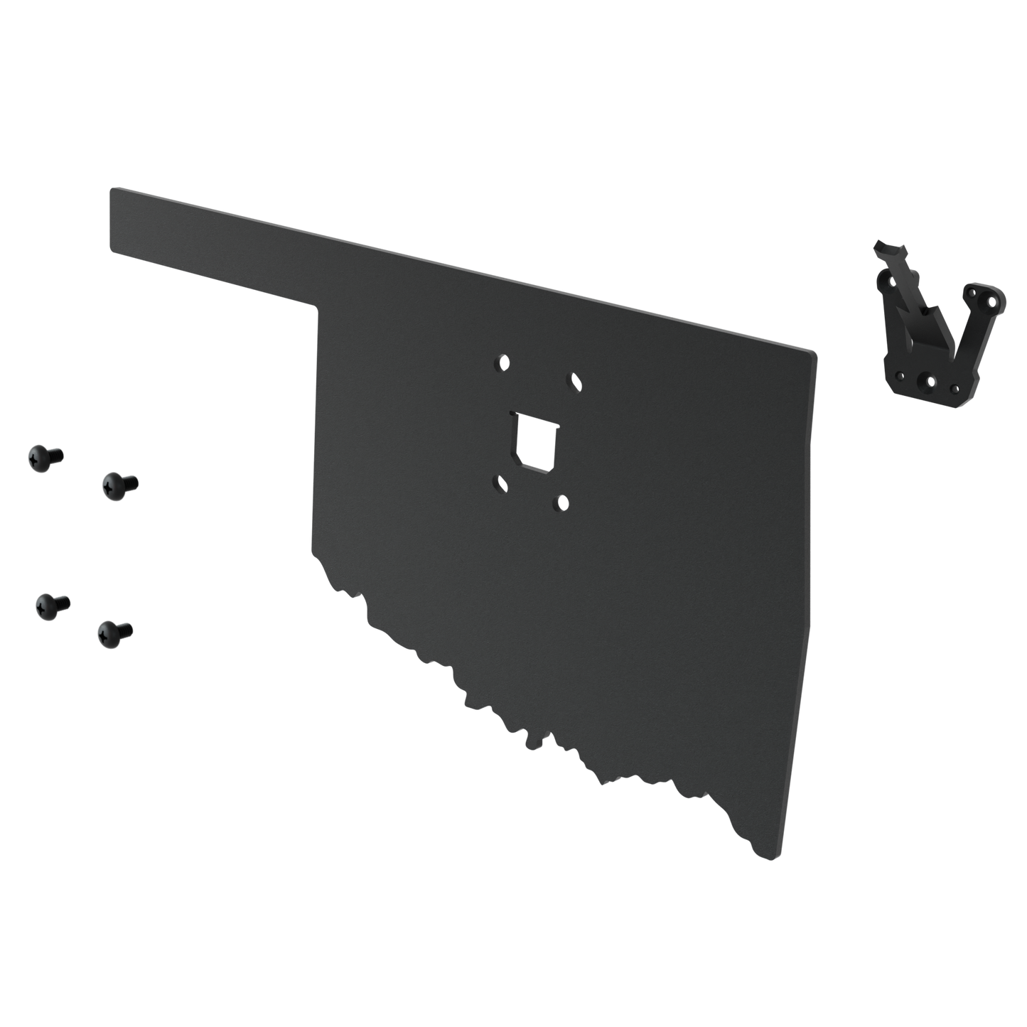 Oklahoma Solid State Outline European Mount Plaque (Medium Game)