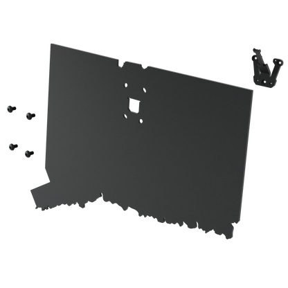 Connecticut Solid State Outline European Mount Plaque (Medium Game)