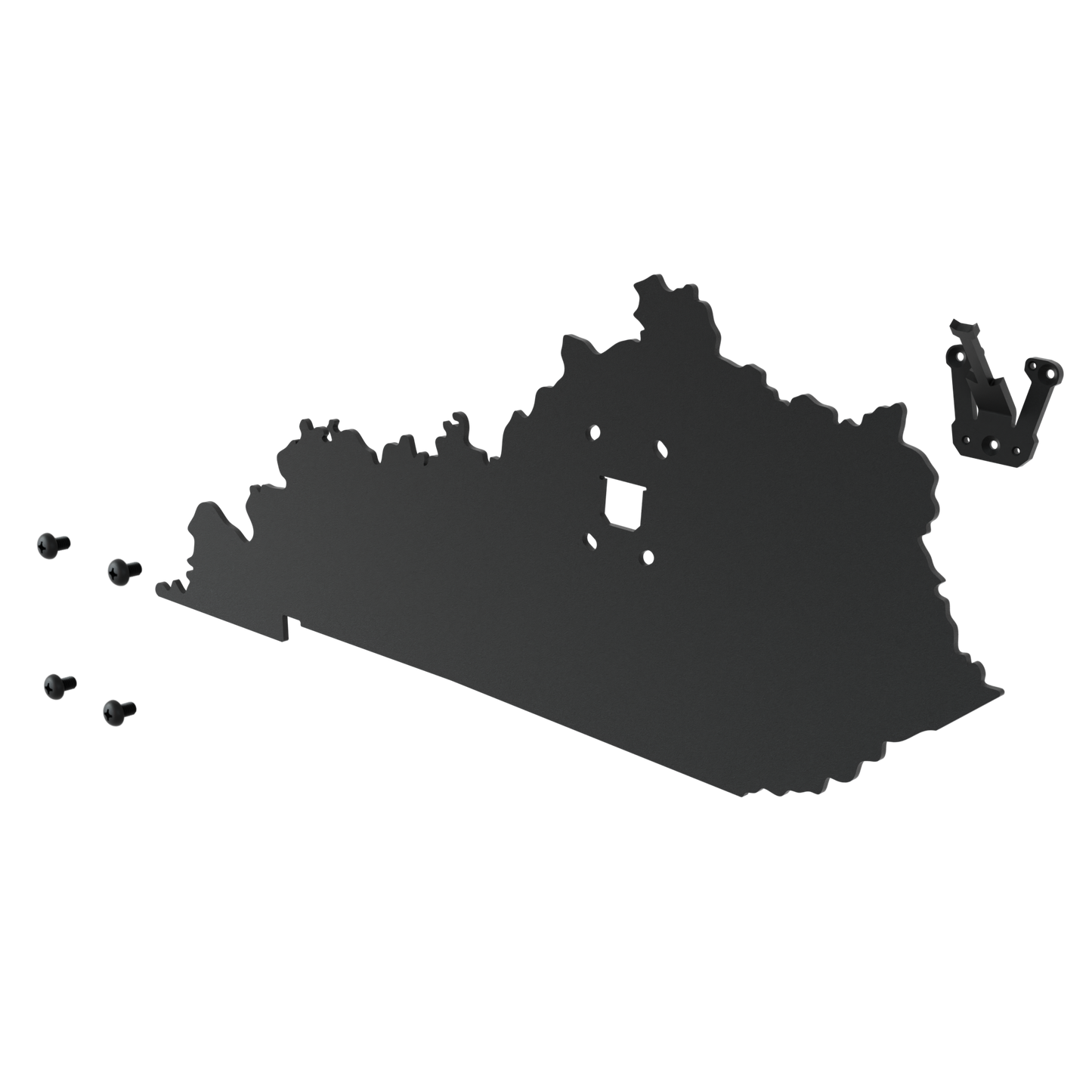 Kentucky Solid State Outline European Mount Plaque (Medium Game)