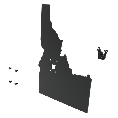 Idaho Solid State Outline European Mount Plaque (Medium Game)