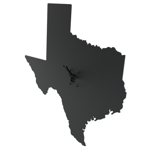 Texas Solid Mount State Outline European Mount Plaque (Medium Game)