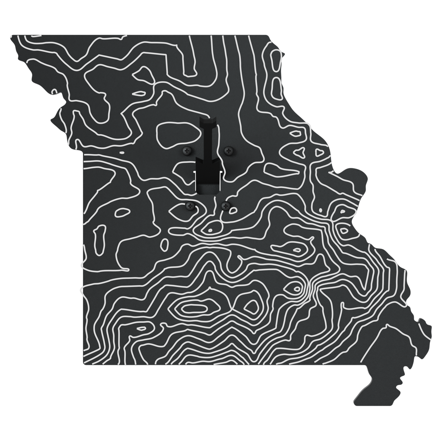 Missouri Solid State Outline European Mount Plaque (Medium Game)